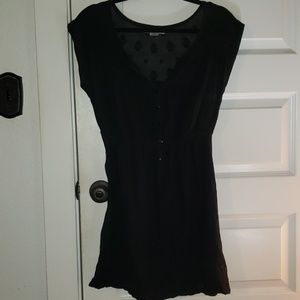 American Eagle sheer black mini dress!